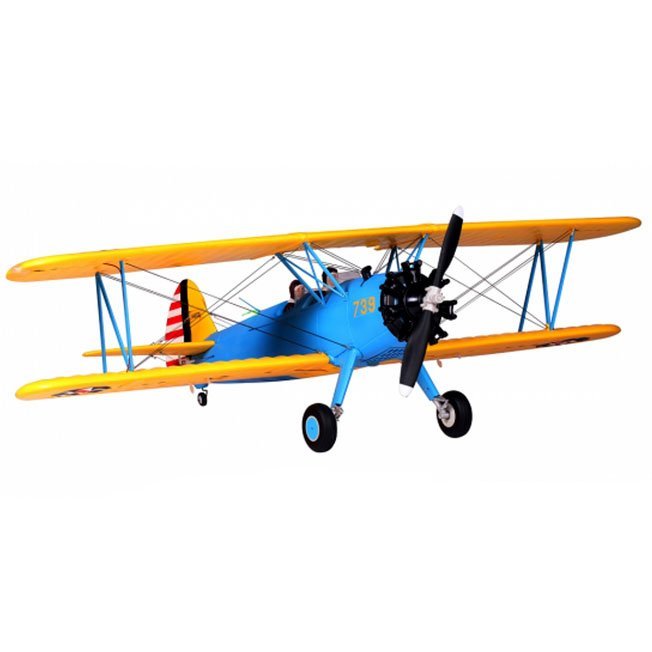 ˳��� FMS Boeing-Stearman PT-17 ARF 1050 �� (FMS053)