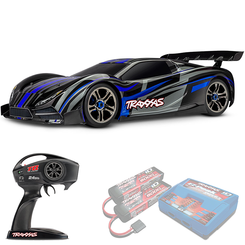 XO-1 Traxxas Brushless TSM 1:7 4WD RTR ������� �� ����� (64077-3-BLUEX)