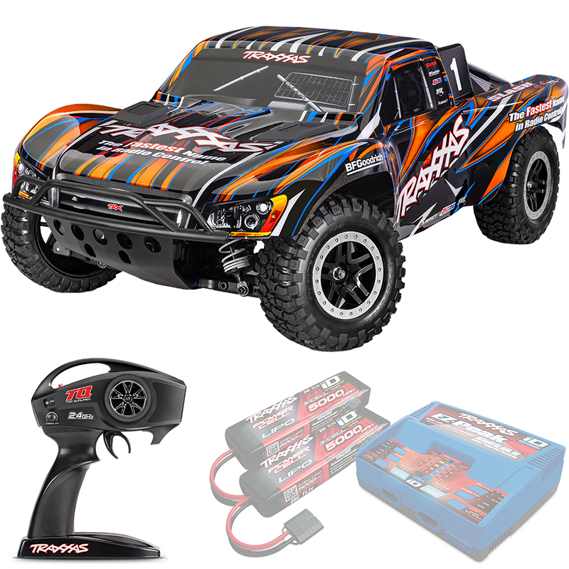 SLASH 4x4 Traxxas VXL HD TSM 1:10 4WD RTR ������� �� ����� (68386-4-ORNG)