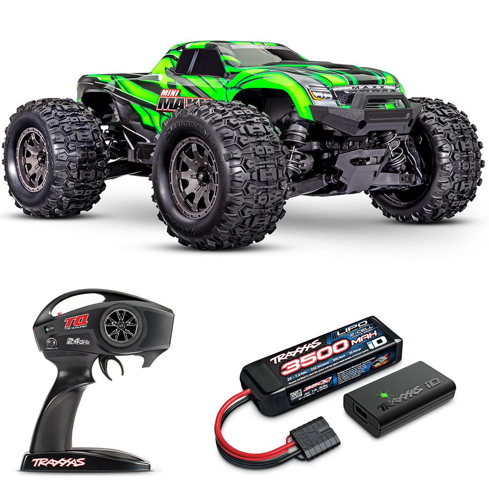 MINI MAXX Traxxas BL-2s 1:16 4WD RTR ������� �� ����� (107154-1-GRN)