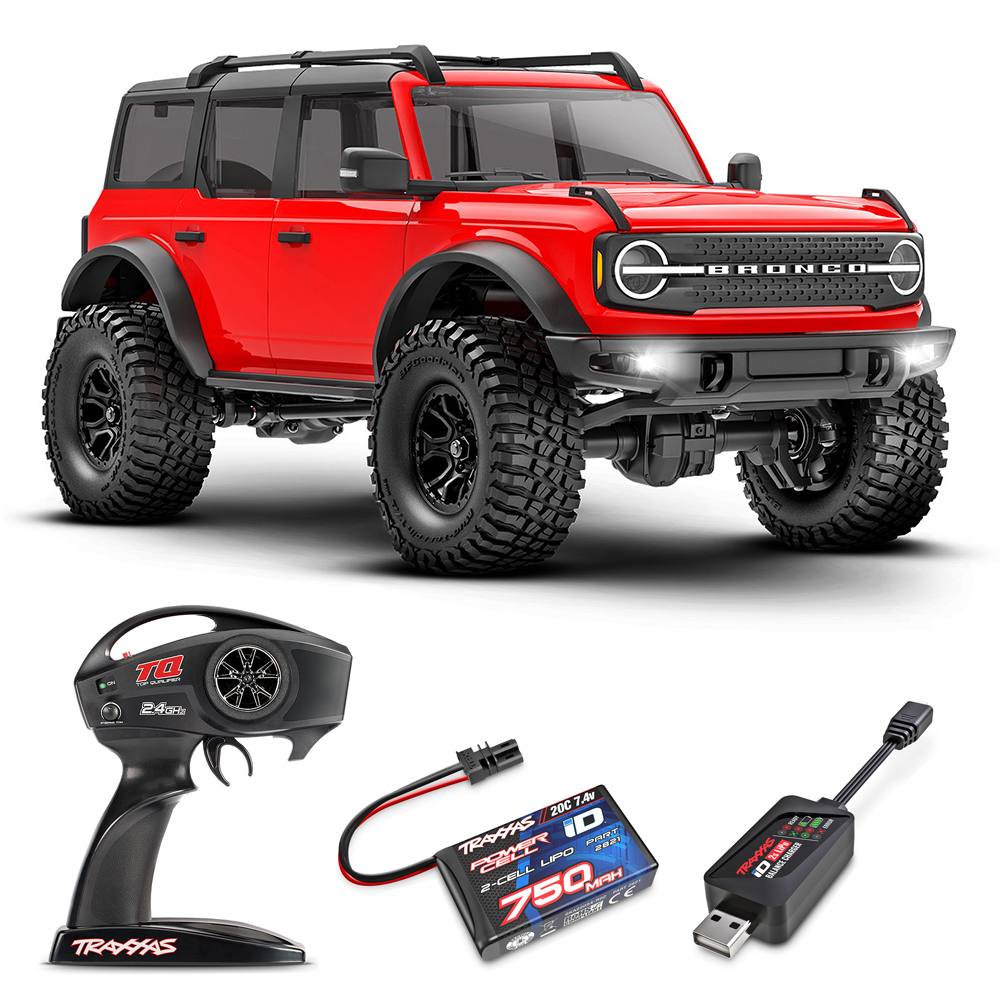 FORD BRONCO Traxxas 2021 TRX-4M 1:18 4WD RTR ������� �� ����� (97074-1-RED)