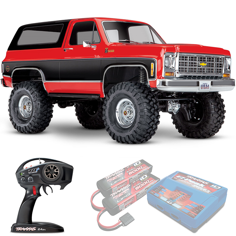 CHEVROLET K5 Blazer Traxxas 1979 TRX-4 1:10 4WD RTR ������� �� ����� (82276-4-RED)
