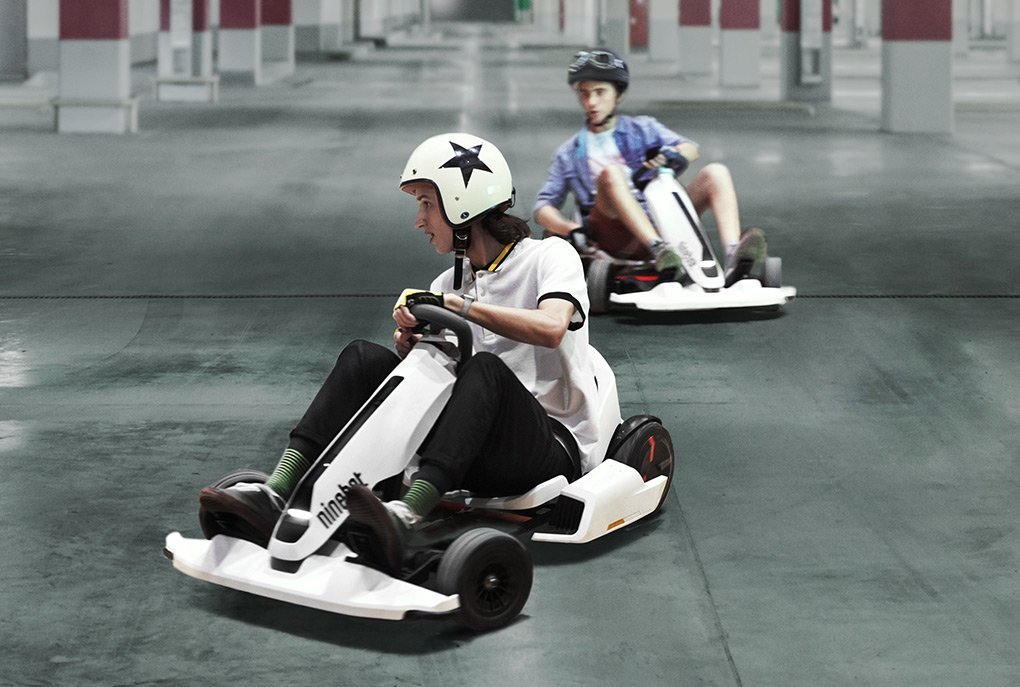 ������� 2-�-1: Ninebot Gokart Kit � ������� ������� ��� ����� � ���� ����� ��� ��������