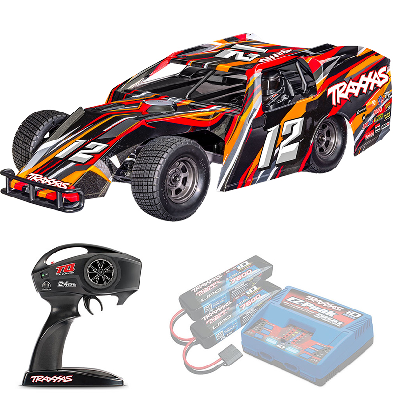 SLASH Modified Traxxas BL-2s 1:10 2WD RTR ������� �� ����� (104354-74-ORNG)