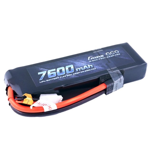 ����������� Gens Ace LiPO 7,4� 7600��� 2S 50C 129�47�24�� 392� Traxxas (B-50C-7600-2S2P-TRX)