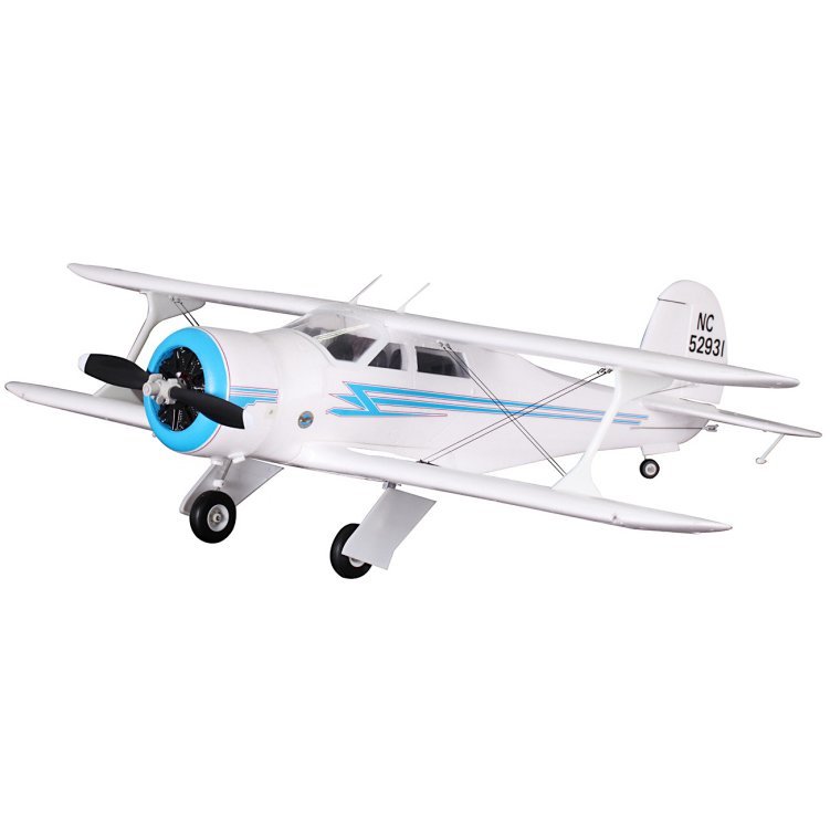 ˳��� FMS Beechcraft D17 Staggerwing ARF 1030 �� (FMS055)