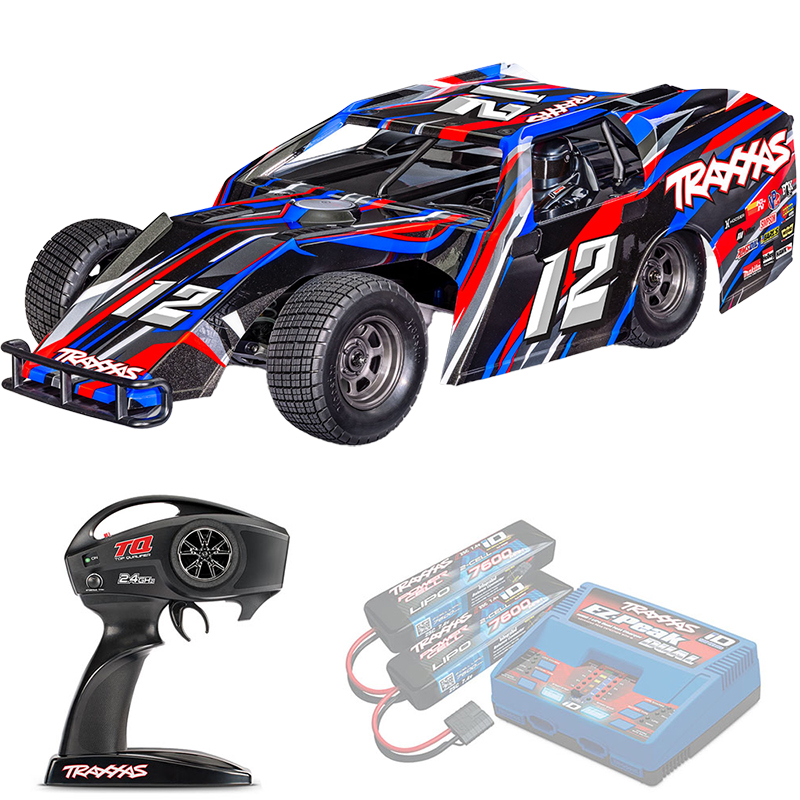 SLASH Modified Traxxas BL-2s 1:10 2WD RTR ������� �� ����� (104354-74-RED)