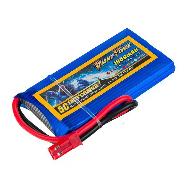 ���������� Dinogy LiPO 3,7� 1000��� 1S 35C 65�34�8�� 28� JST-SYP (DLC-1S1000E-JST)
