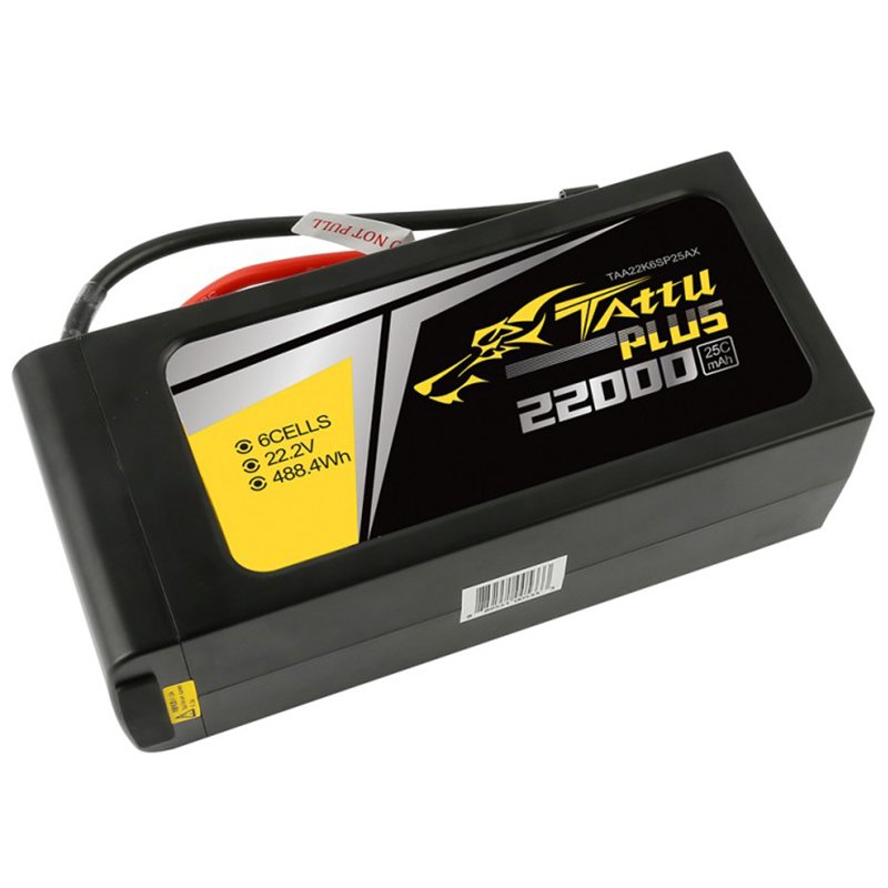 ����������� Tattu LiPO 22,2� 22000��� 6S 25C 214�96�68�� 2640� AS150+XT150 (TA-PLUS-25C-22000-6S1P)