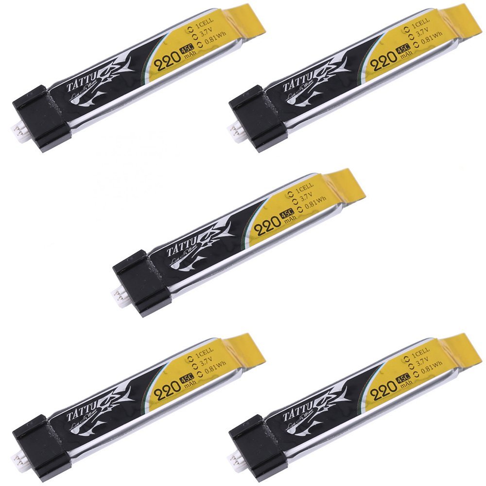 ����������� Tattu LiPO 3,7� 220��� 1S 45C 51�11�5,5�� 5,5� Molex (TA-45C-220-1S1P-Molex-5)