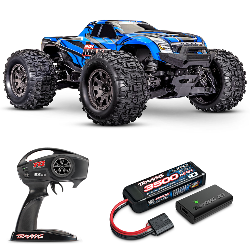 MINI MAXX Traxxas BL-2s 1:16 4WD RTR ������� �� ����� (107154-1-BLUE)