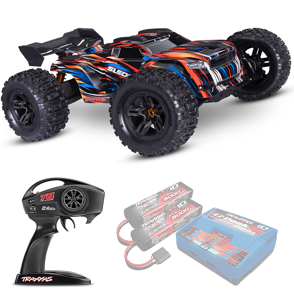 SLEDGE Traxxas Belted VXL TSM 1:8 4WD RTR ������� �� ����� (95096-4-ORNG)