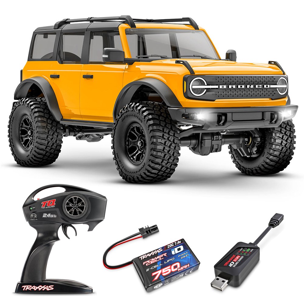 FORD BRONCO Traxxas 2021 TRX-4M 1:18 4WD RTR ������� �� ����� (97074-1-ORNG)