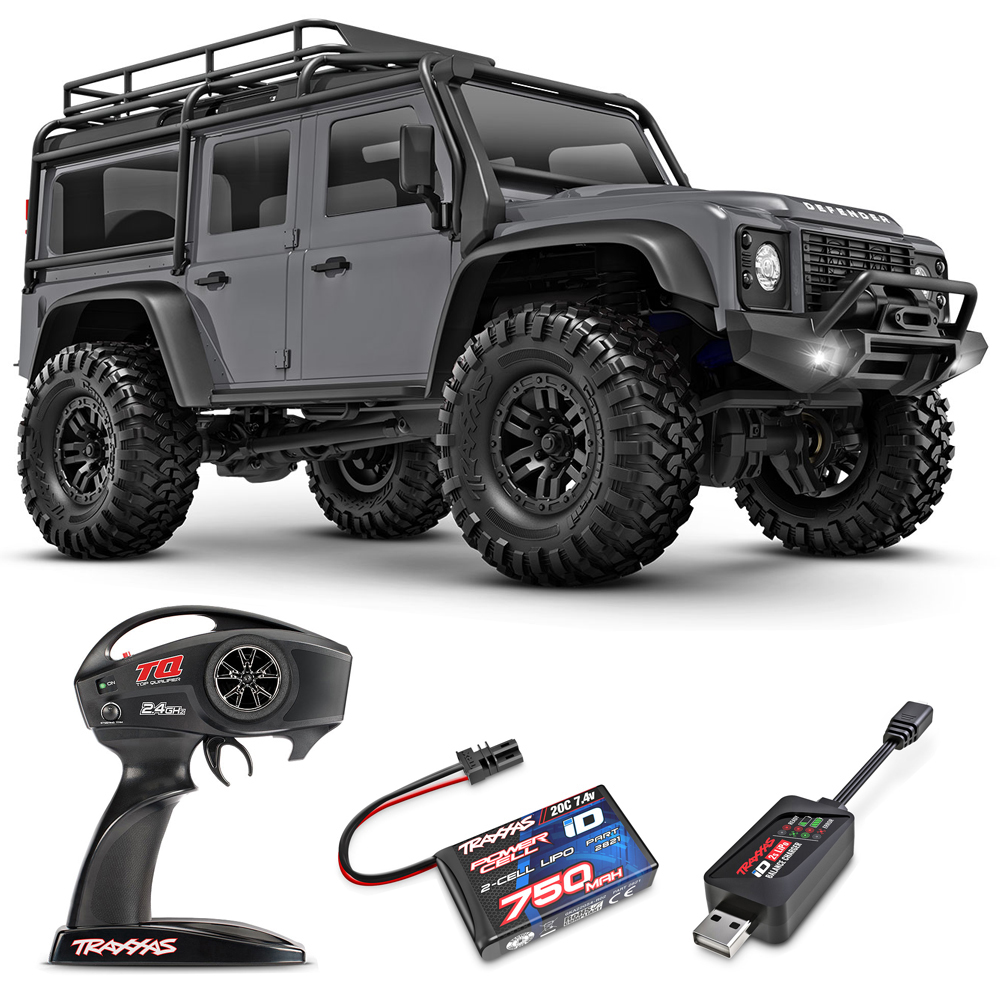 LAND ROVER DEFENDER Traxxas TRX-4M 1:18 4WD RTR ������� �� ����� (97054-1-SLVR)