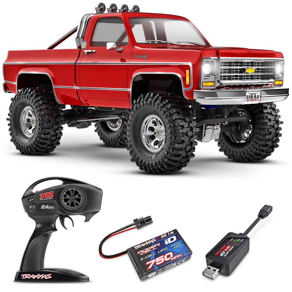 CHEVROLET K10 Traxxas 1979 TRX-4M High Trail Edition 1:18 4WD RTR ������� �� ����� (97064-1-RED)