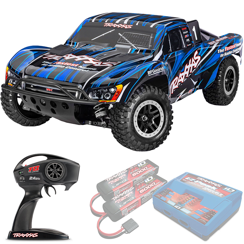 SLASH 4x4 Traxxas VXL HD TSM 1:10 4WD RTR ������� �� ����� (68386-4-BLUE)