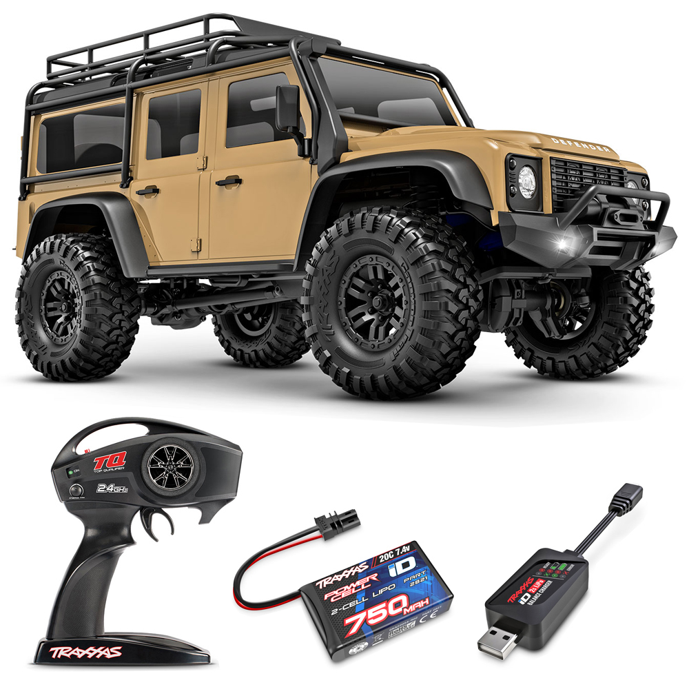 LAND ROVER DEFENDER Traxxas TRX-4M 1:18 4WD RTR ������� �� ����� (97054-1-TAN)