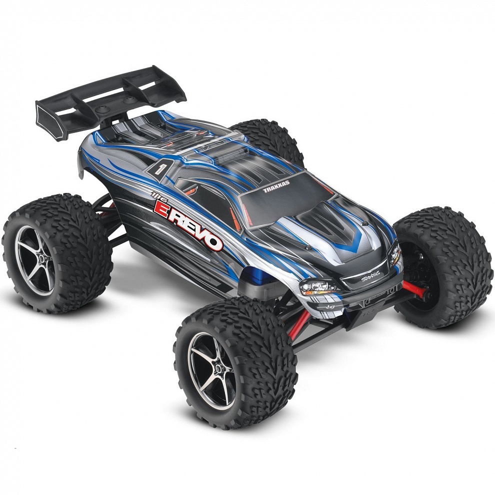 ������� �� ��������������� Traxxas E-Revo 1:16 4WD RTR (71054-1 Silver)