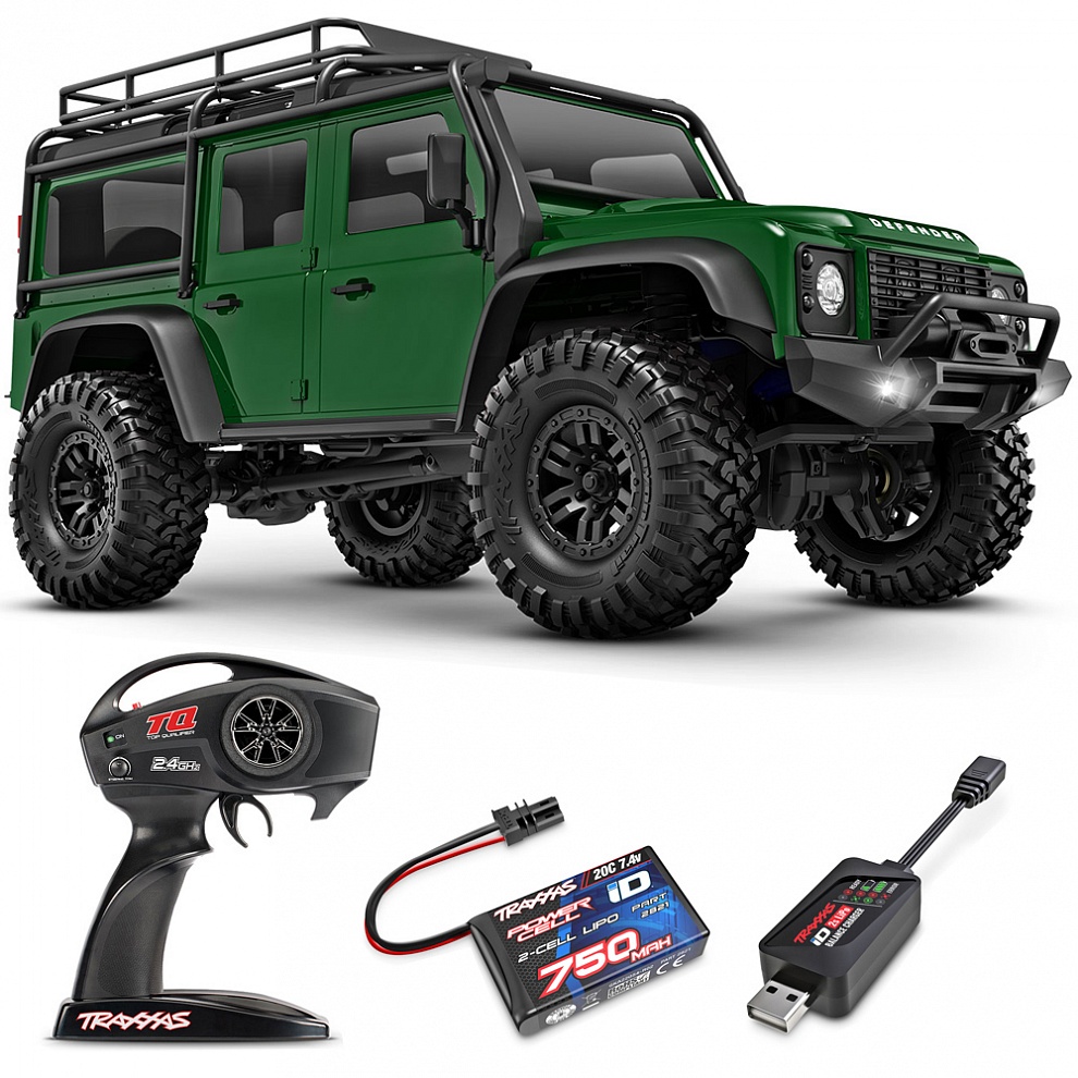 LAND ROVER DEFENDER Traxxas TRX-4M 1:18 4WD RTR ������� �� ����� (97054-1-GRN)