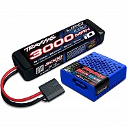 2985-2S Traxxas EZ-Peak USB-C iD 2985 + LiPO 7,4� 3000��� 2S 20C 2827X �������� ������� � ������������