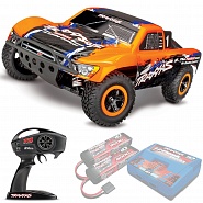 SLASH 4x4 Traxxas VXL TSM 1:10 4WD RTR ������� �� ����� (68086-4-ORNG)