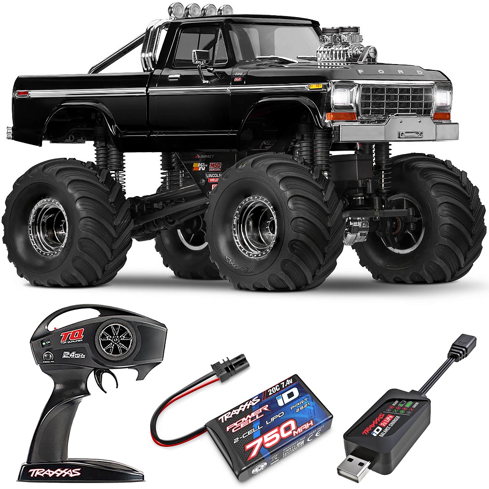 FORD F150 Traxxas 1979 TRX-4MT Monster Truck 1:18 4WD RTR ������� �� ����� (98044-1-BLK)