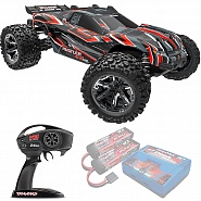 RUSTLER 4X4 Traxxas VXL TSM 1:10 4WD RTR ������� �� ����� (67376-4-RED)