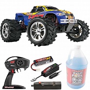 T-MAXX Traxxas Classic Nitro 1:10 4WD RTR ������� �� ����� (49104-1-BLUE)