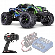 X-MAXX Traxxas Belted 8S VXL TSM 1:5 4WD RTR ������� �� ����� (77096-4-GRN)