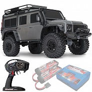 LAND ROVER DEFENDER Traxxas TRX-4 1:10 4WD RTR ������� �� ����� (82056-4-SLVR)