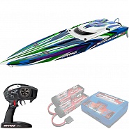 SPARTAN SR Traxxas VXL 36" TSM RTR ����� �� ����� (103076-4-GRN)