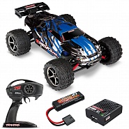 E-REVO Traxxas VXL TSM 1:16 4WD RTR ������� �� ����� (71076-8-BLUEX)
