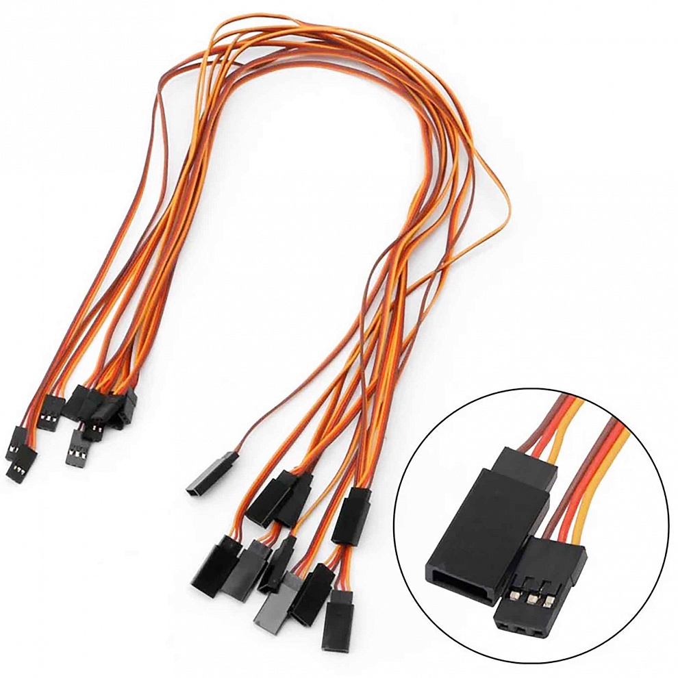 ���������� ����� JR 22AWG 60�� (22AWG-Servo-JR-MF-NT-60CM)