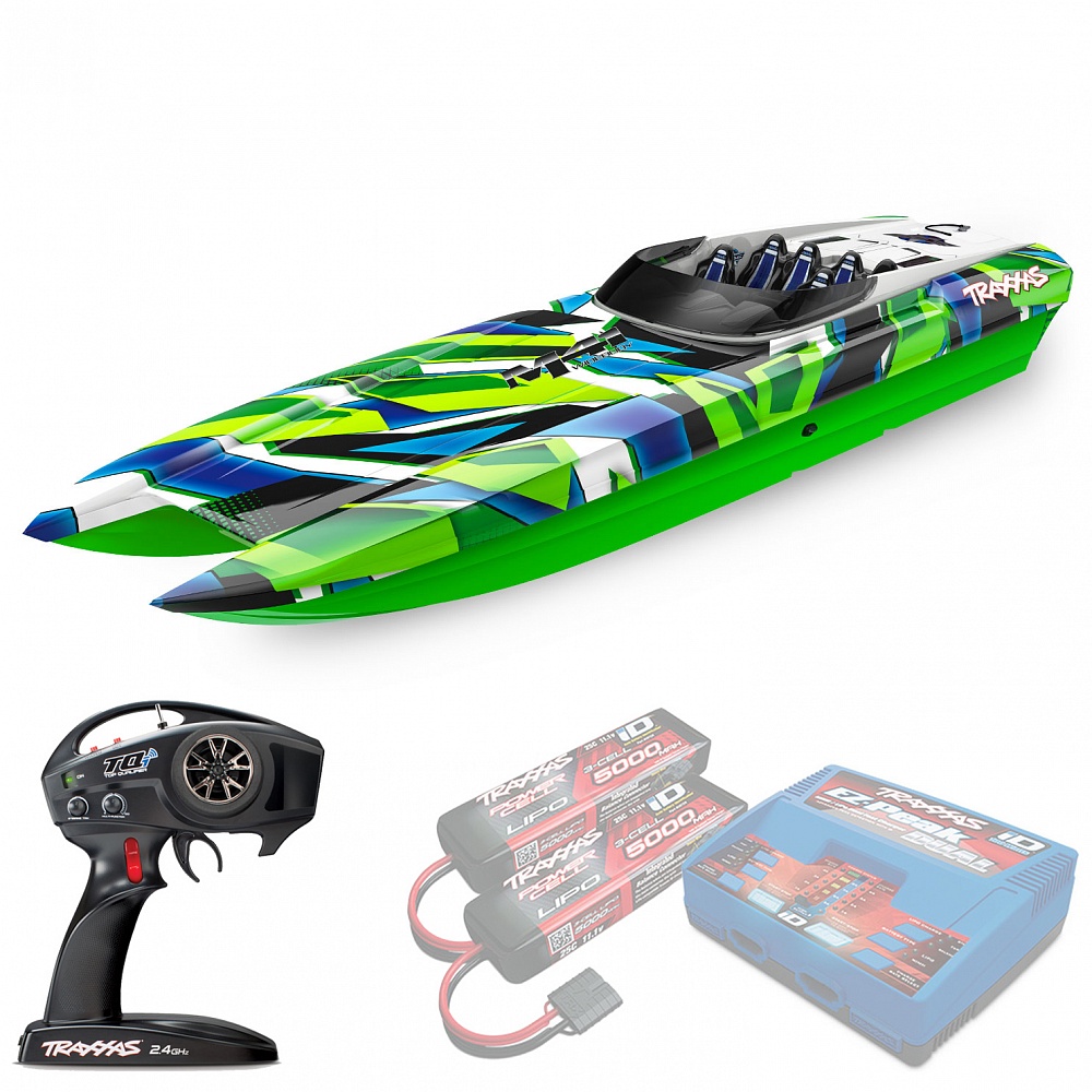 DCB M41 Traxxas Widebody Brushless 40" TSM RTR ��������� �� ����� (57046-4-GRNR)