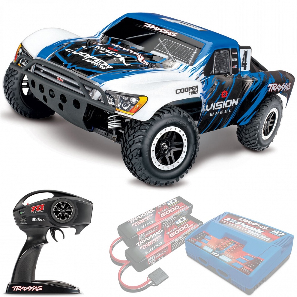 SLASH 4x4 Traxxas VXL TSM 1:10 4WD RTR ������� �� ����� (68086-4-VISN)