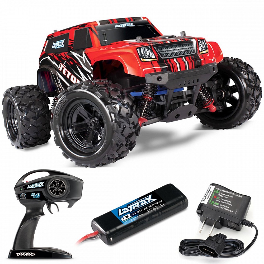LATRAX TETON Traxxas 1:18 4WD RTR ������� �� ����� (76054-5-REDX)