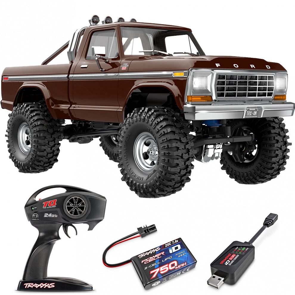 FORD F150 Traxxas 1979 TRX-4M High Trail Edition 1:18 4WD RTR ������� �� ����� (97044-1-BRWN)