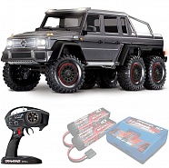 MERCEDES-BENZ G 63 AMG Traxxas TRX-6 Clipless 1:10 6X6 RTR ������� �� ����� (88296-4-SLVR)