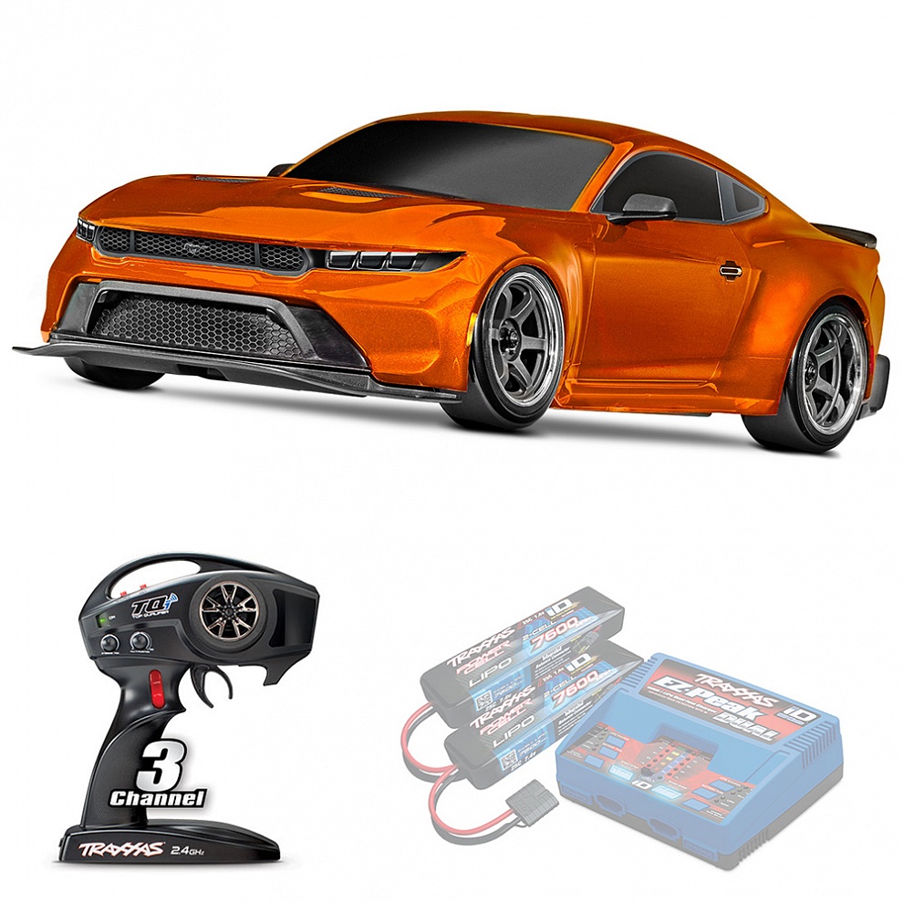 FORD MUSTANG Traxxas 4-Tec Drift TSM Wireless 1:10 2WD RTR ������� �� ����� (105237-4-CPR)