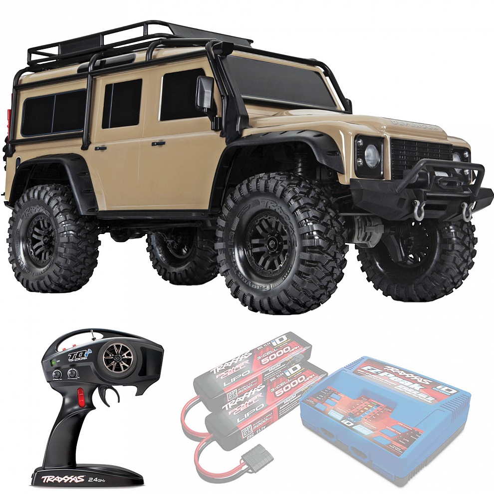 LAND ROVER DEFENDER Traxxas TRX-4 1:10 4WD RTR ������� �� ����� (82256-4-SAND)