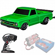 DRAG SLASH CHEVROLET C10 Traxxas VXL HD TSM  1:10 2WD RTR ������� �� ����� (94376-74-GRN)