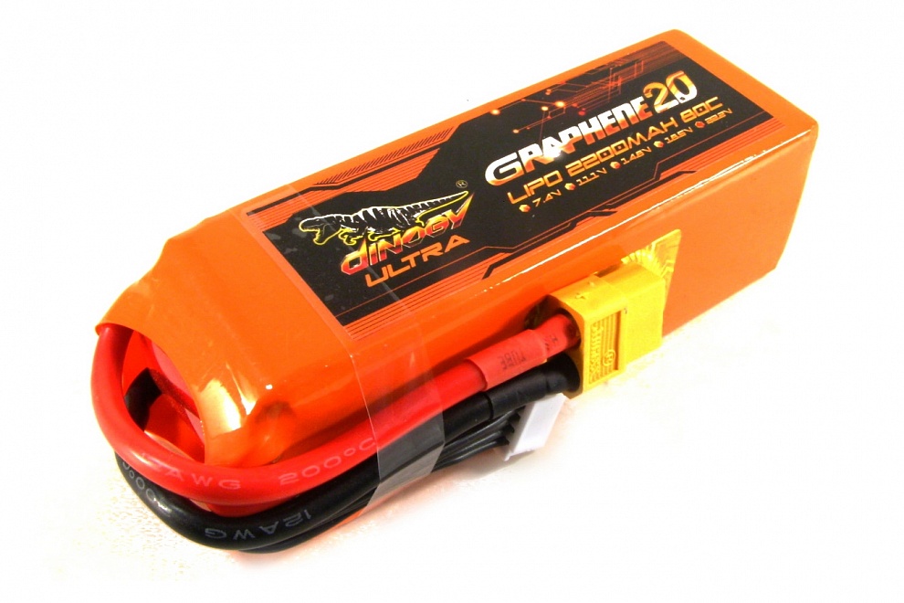 ���������� Dinogy G2.0 Li-Pol 2200mAh 22.2V 6S 80C XT60