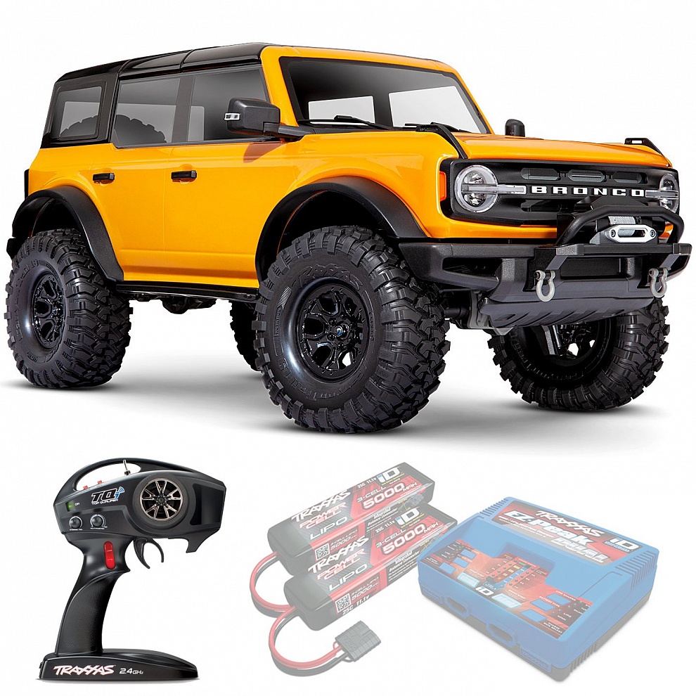 FORD BRONCO Traxxas 2021 TRX-4 1:10 4WD RTR ������� �� ����� (92076-4-ORNG)