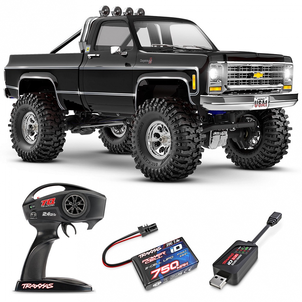 CHEVROLET K10 Traxxas 1979 TRX-4M High Trail Edition 1:18 4WD RTR ������� �� ����� (97064-1-BLK)