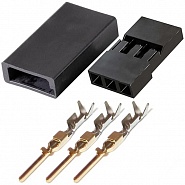 100�� Futaba J Servo 3-Pin Male ���'�� ����� ���� ����������� (Futaba-J-3P-M)