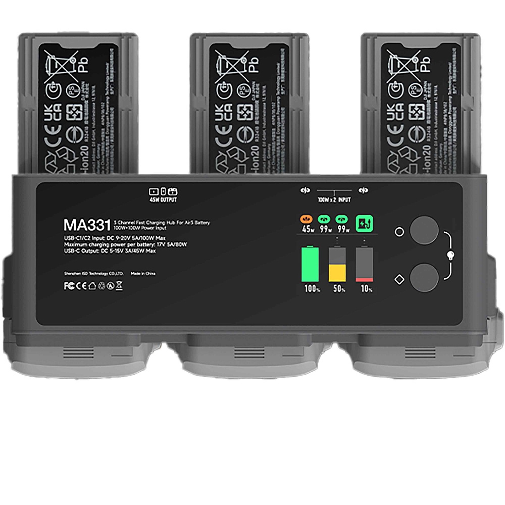 MA331 ISDT Smart Charging Hub 200�� �������� ������� ������������ ��� ����� DJI Air3/3S (ISDT MA331)