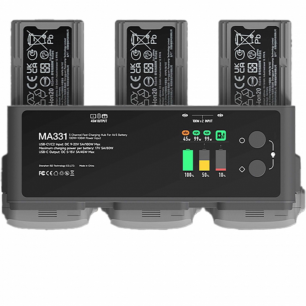 MA331 ISDT Smart Charging Hub 200�� �������� ������� ������������ ��� ����� DJI Air3/3S (ISDT MA331)
