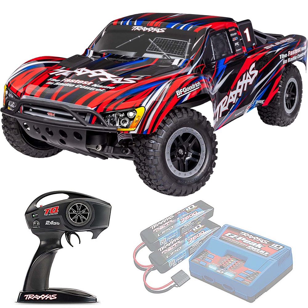 SLASH Traxxas BL-2S HD 1:10 2WD RTR ������� �� ����� (58334-4-RED)