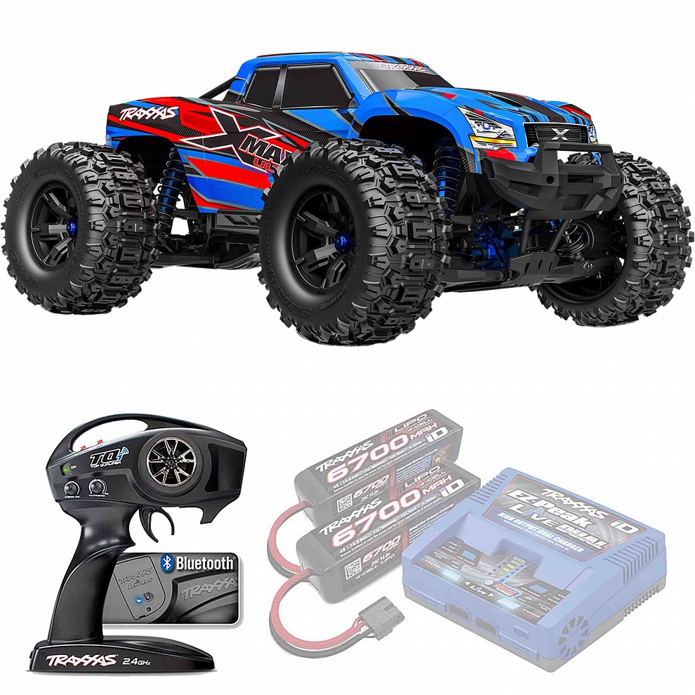 X-MAXX Ultimate Traxxas 8S VXL TSM 1:5 4WD RTR ������� �� ����� (77097-4-BLUEX)