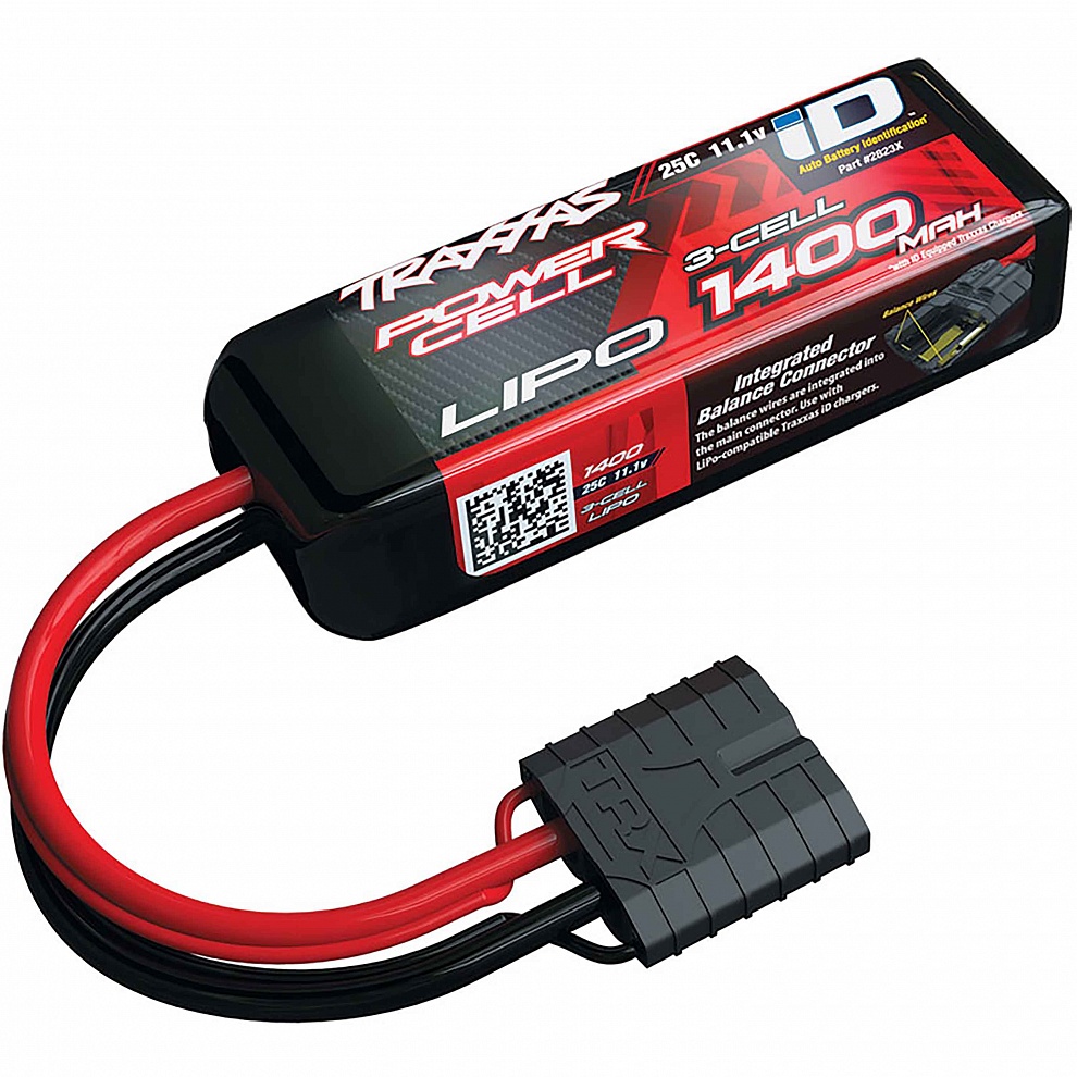 2823X Traxxas LiPO 11,1� 1400��� 3S 25C 88�35�20�� 105� Traxxas iD ����������